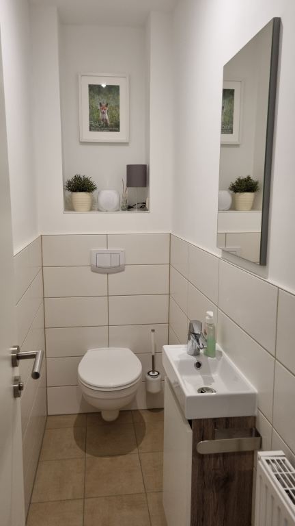 Ferienwohnung unten Links Bad